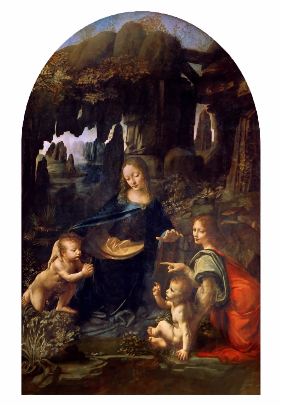 The Archetypal image of the Madonna on the Rocks expresses the gentle warmth of the Feminine Principle, welcoming the child in early life, bringing comfort even when circumstances and environment are harsh and unfavorable.